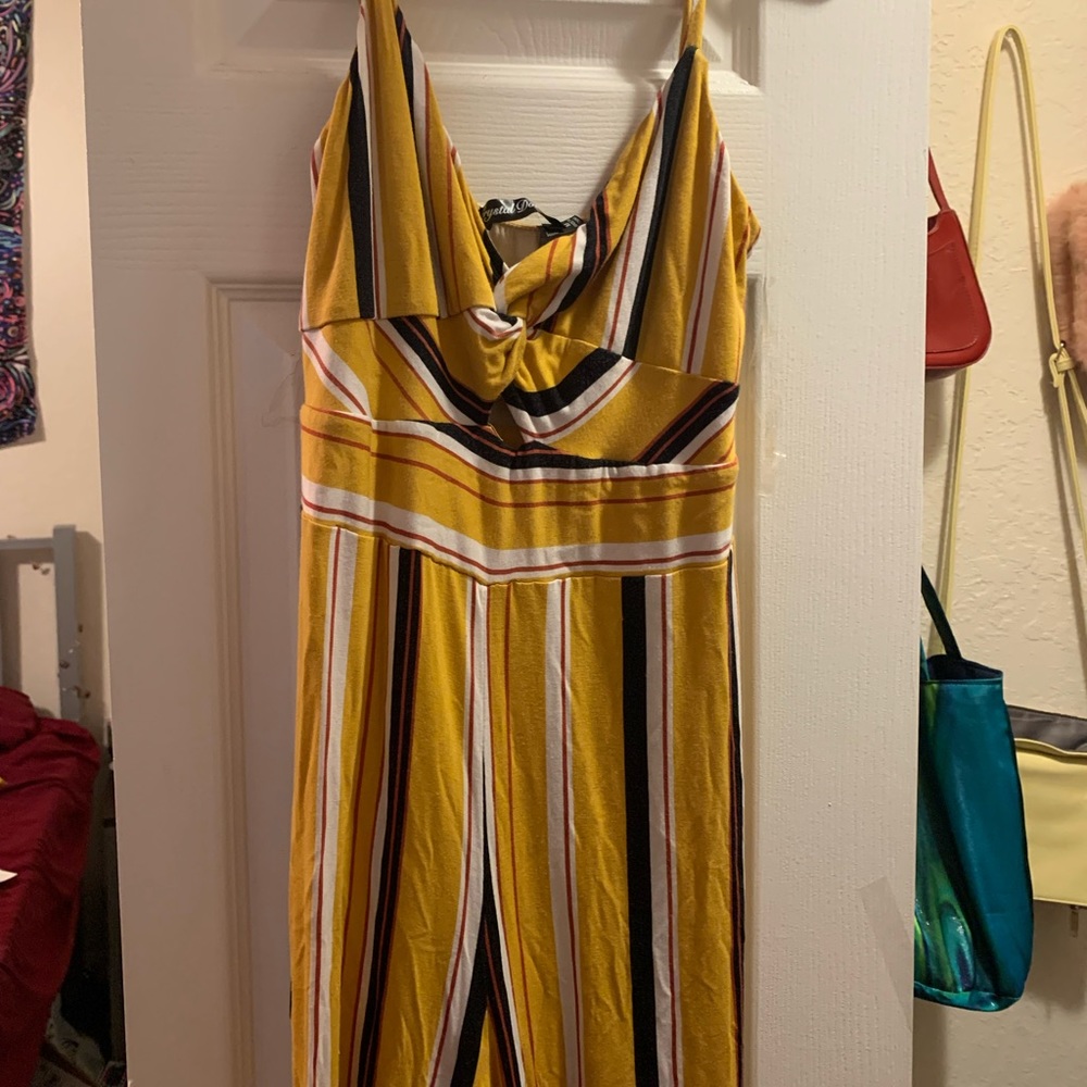 Crystal Doll Yellow Jumpsuit